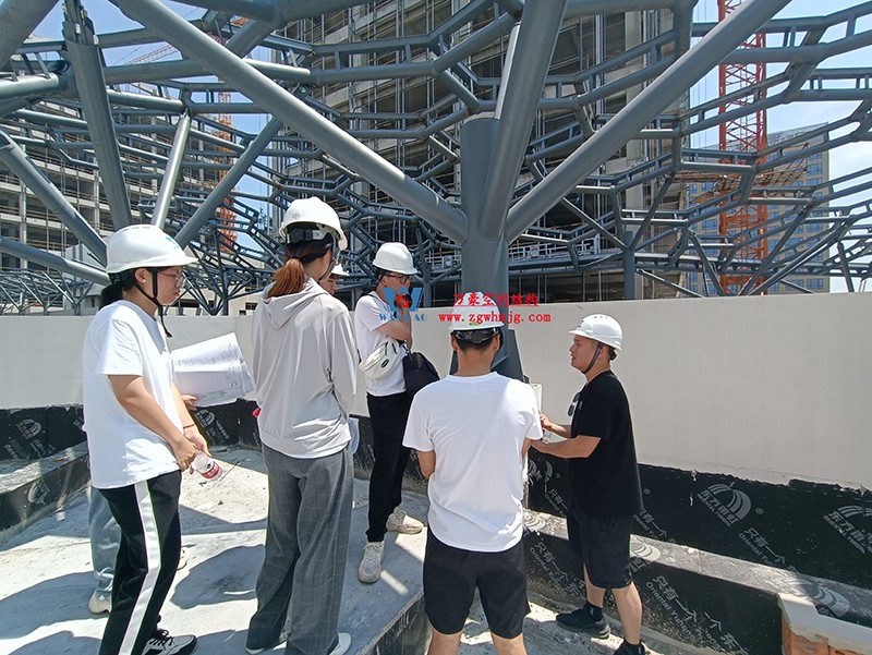 嘉興長安里ETFE氣枕鋼膜結構頂棚工程現場學習觀摩會 嘉興長安里ETFE氣枕鋼膜結構頂棚工程現場學習觀摩會