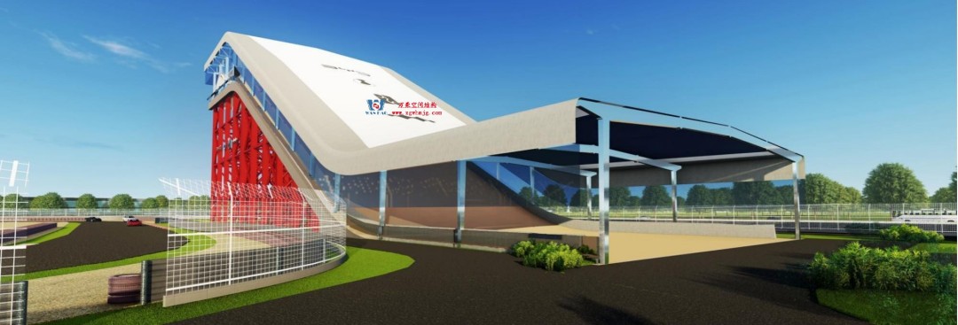 馭風逐沙,織就賽道美學——比亞迪紹興嵊州賽車場干拔沙坡觀景平臺鋼膜結構 馭風逐沙,織就賽道美學——比亞迪紹興嵊州賽車場干拔沙坡觀景平臺鋼膜結構