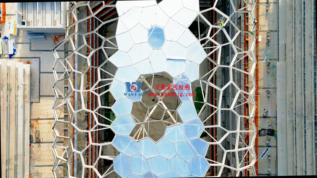 浙江萬豪空間結(jié)構(gòu)集團有限公司安吉云安里項目膜結(jié)構(gòu)工程進(jìn)展報告 浙江萬豪空間結(jié)構(gòu)集團有限公司安吉云安里項目膜結(jié)構(gòu)工程進(jìn)展報告
