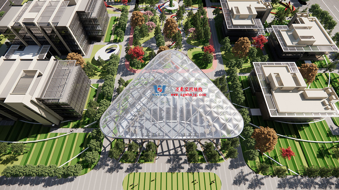 ETFE氣枕膜與雙曲面空間網(wǎng)殼結(jié)構(gòu)結(jié)合是什么樣?一起來一睹真容 ETFE氣枕膜與雙曲面空間網(wǎng)殼結(jié)構(gòu)結(jié)合是什么樣?一起來一睹真容