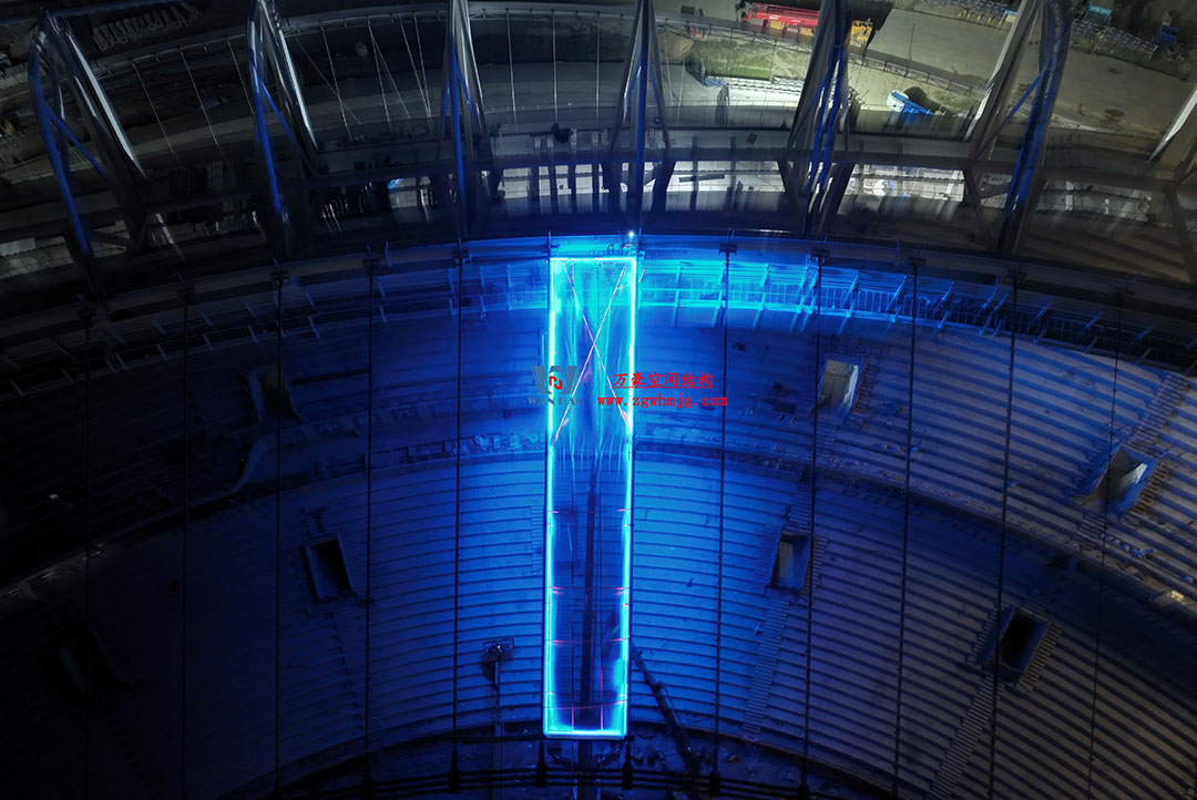 無錫奧體中心體育場ETFE膜首吊成功，太湖畔將閃耀“生態之光”