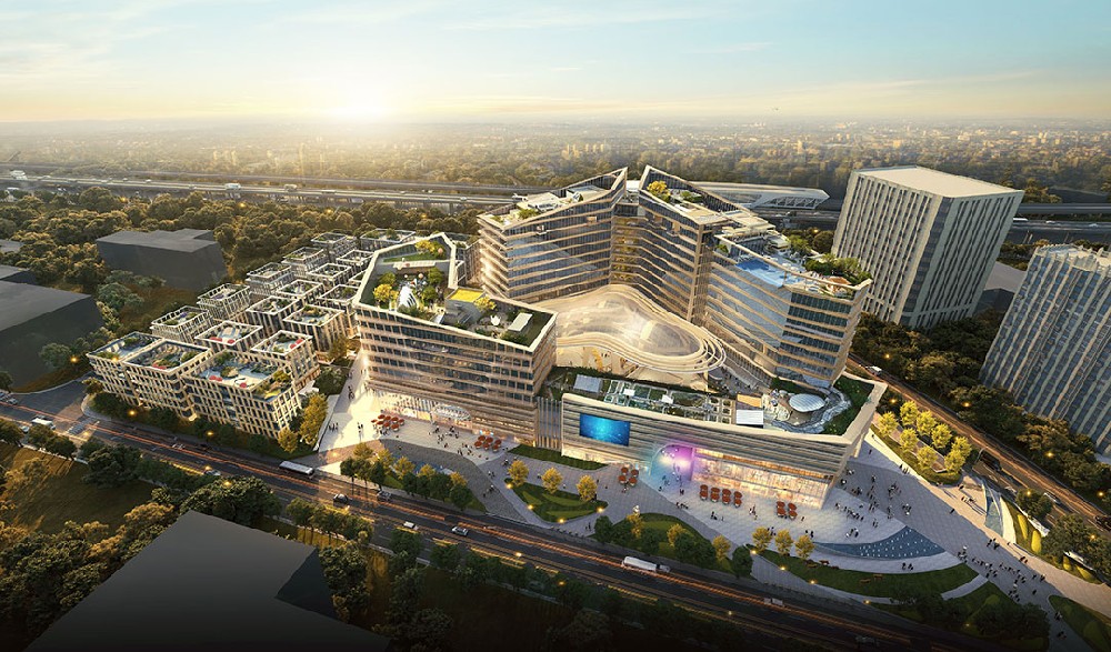 捷報頻傳！浙江萬豪集團中標上海寶山商辦項目中庭天幕